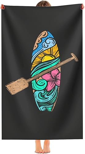 XEMznz Sup - Tabla de remo de microfibra sin arena, toalla de playa de secado rápido, súper absorbente, toallas grandes de gran tamaño para viajes,