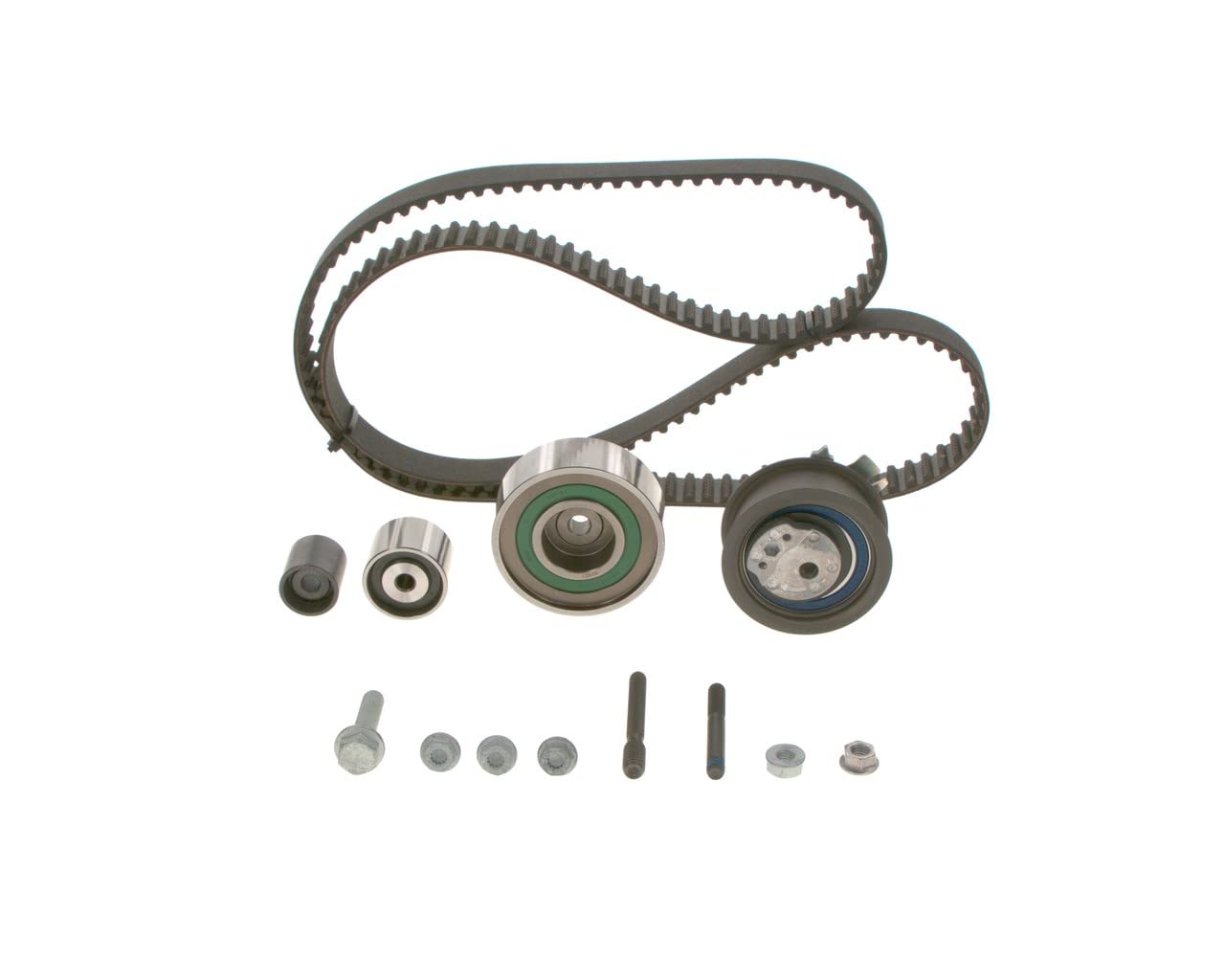BOSCH Kit de correa de distribución 1 987 946 384 Número de dientes: 160 25mm 1524mm Compatible con VW Polo V Hatchback 6R1, 6C1 Golf 6 5K1, AUDI A4 B8 Avant 8K5 A6 C7 Avant 4G5, 4GD, SKODA