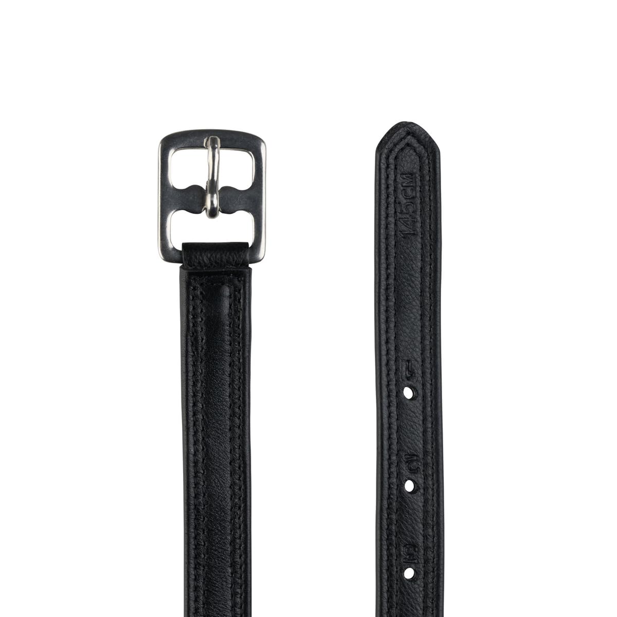 HORZE Steigbügelriemen mit Nylon, Schwarz, 110