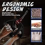 HXD-ERGO Double D Handle for Cable Machine - Ergonomic Row Handle Cable Attachment - Triangle V Bar Grip LAT PullDown Attachments for Home Gym - Image 4