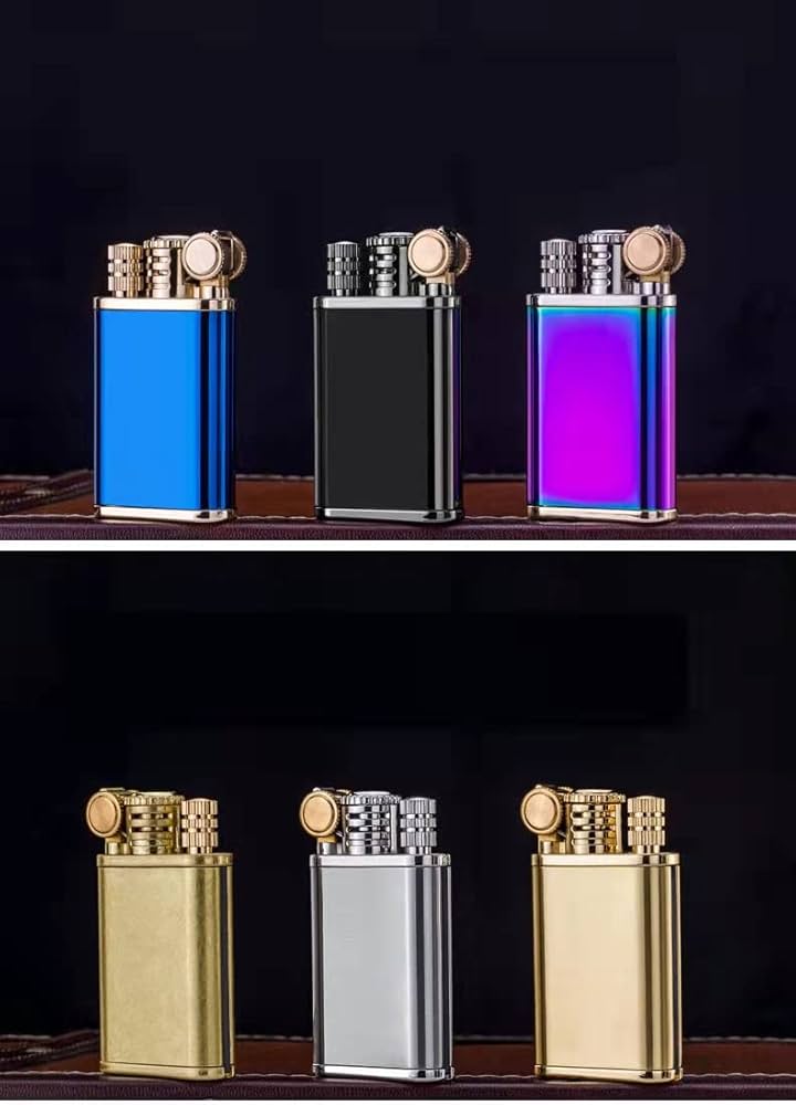 Amazon.co.jp: ヴィンテージ真ちゅう製ガソリンライター、マッチ