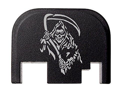 NDZ Performance for Glock 17 19 21 22 23 27 30 34 36 41 Rear Plate Blk G1-4 Grim Reaper 2