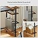 HOOBRO Computer Desk, Home Office Desk with Power Outlet, Writing Desk with 2 Shelves, Modern Small Desk for Home Office, Study, Easy to Assemble, Rustic Brown and Black BF43UDN01