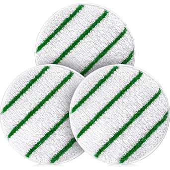 Tioncy 19-Inch Synthetic Carpet Bonnet Scrubber Pads, 3-Pack