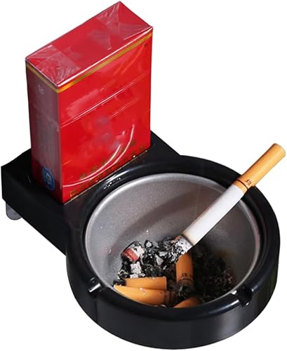 Miniatura 1 de Cenicero de plástico impermeable montado en la pared Cenicero desmontable de acero inoxidable diseño cenicero sin perforaciones adhesivo para colgar