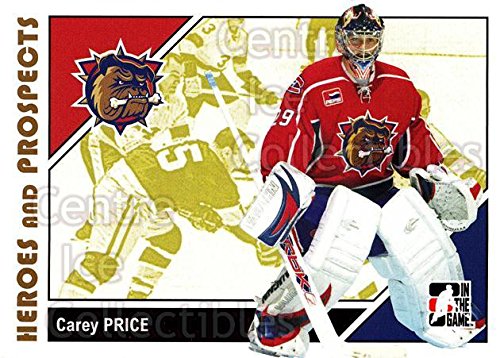 (CI) Carey Price Hockey Card 2007-08 ITG Heroes and Prospects (base) 41 Carey Price