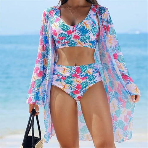 Kimono Coverup Sets for Women Top Swimsuits Bikini Tankinis Kimono Coverup Shorts Sets Women2