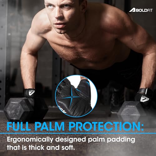 Boldfit Gym Gloves for Men Workout Wrist Support Gym Gloves Weightlifting Gym Gloves for Women Breathable Gym Accessories for Men Workout Hand Gloves for Gym Women Gloves for Gym Workout, Large 8