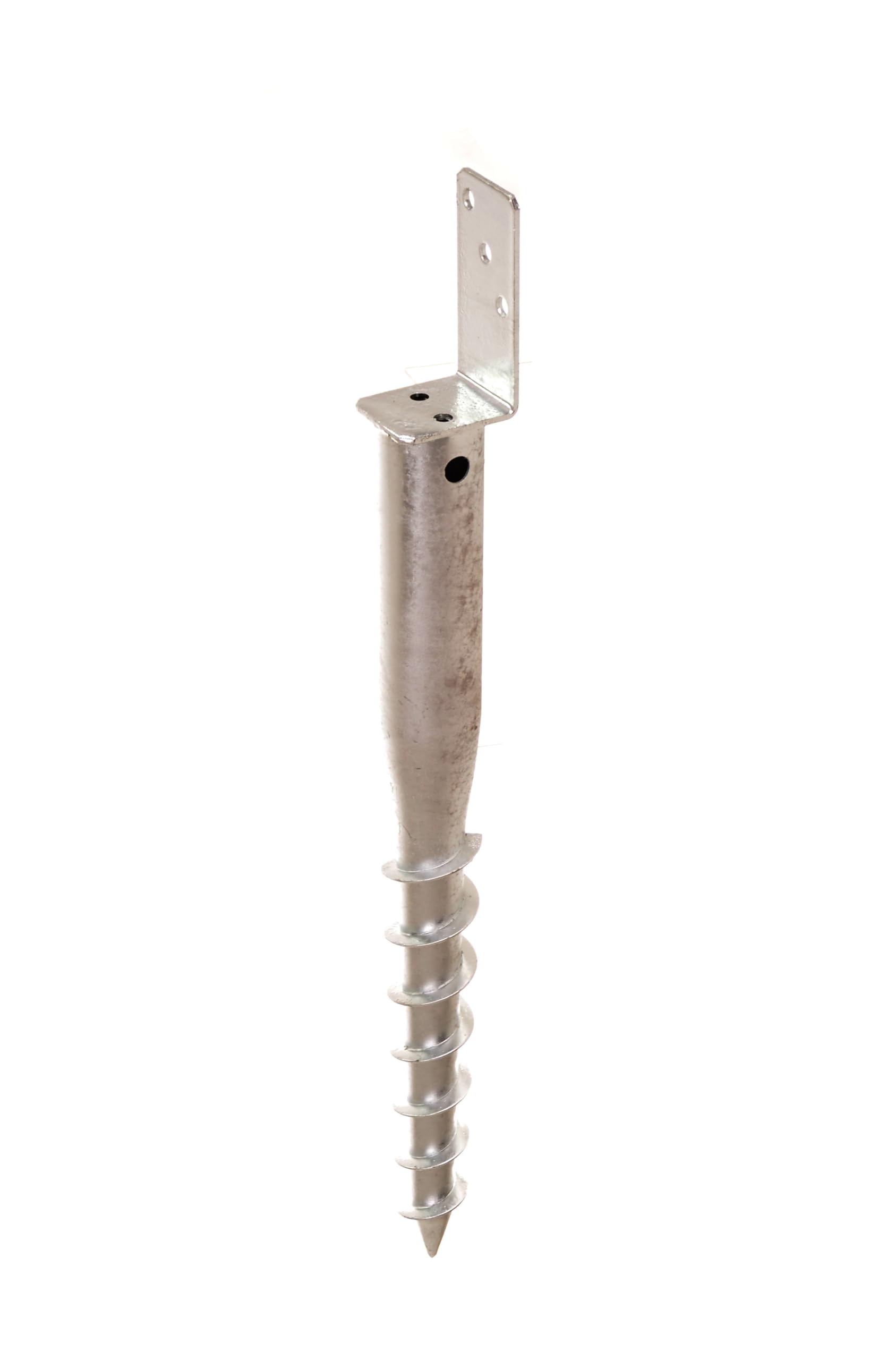 Lot de 4 supports de poteau en L pour poteaux en bois carré visser, douilles et douille de sol à visser