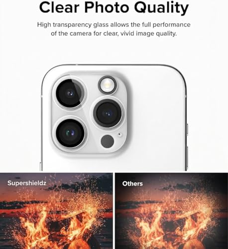 Image of Supershieldz X Koala Bear NeoGuard Camera Lens Protector Tempered Glass For iPhone 15 Pro and iPhone 15 Pro Max with Installation Kit | Edge to Edge Coverage | Transparent | Pack of 2