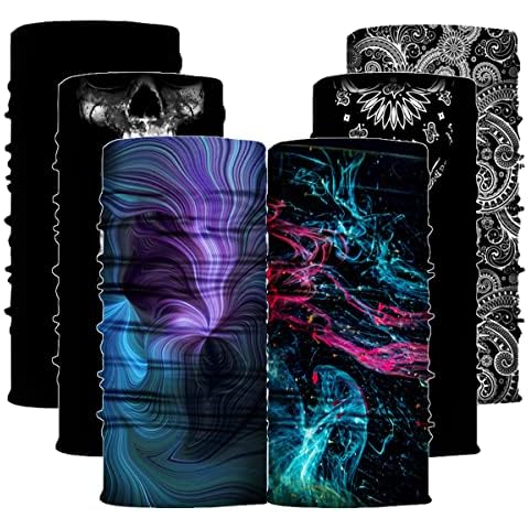 Neck Gaiter Face Cover Balaclava Headwear Face Shield Cooling Sun UV Protection Mask Scarf(Black) Cover