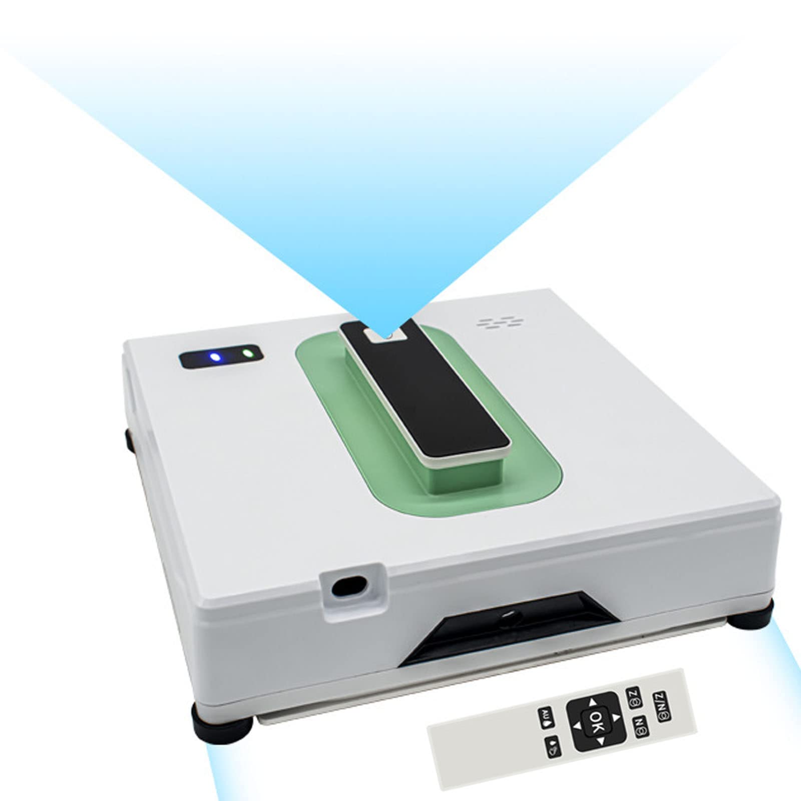 GaRcan Window Cleaner Robot with Auto Water Spray,Window Vacuum Cleaner Smart Glass Cleaning Robotic-Double Remote, 2500pa Intelligent Automatic Cleaner Robot for Outdoor/Indoor Windows,White