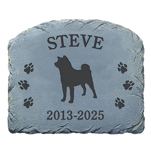 Let's Make Memories Personalized Dog Memorial - Pet Memorial Stone