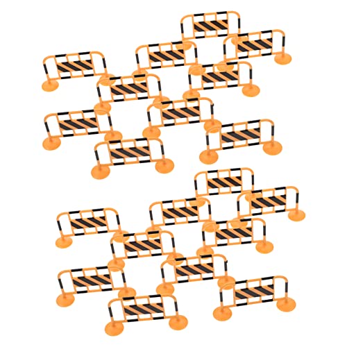 ORFOFE Educational Mini Traffic Sign Toys 20pcs Miniature Traffic Signs for Boys and Girls