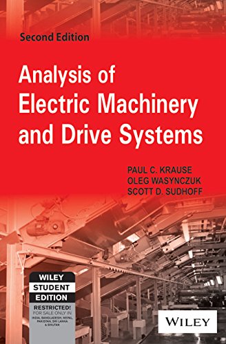 Analysis Of Electric Machinery And Drive Systems