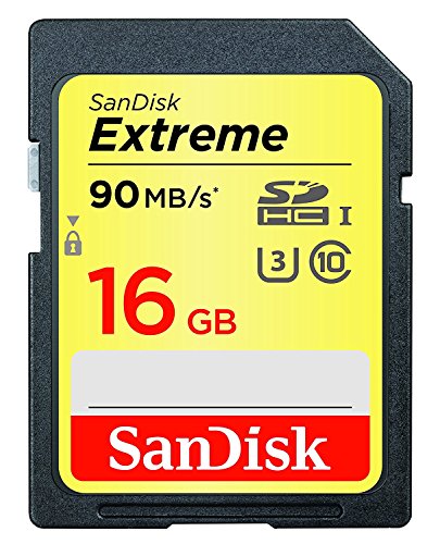 SANDISK 16GB Extreme SDHC UHS-I Memory Card - 90MB/s, C10, U3, V30, 4K UHD, SD Card - SDSDXNE-016G-GNCIN - image 2