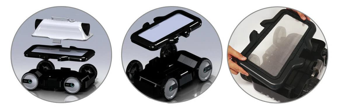Bestway 58478 Robot Électrique Mia pour Piscine à Fond Plat