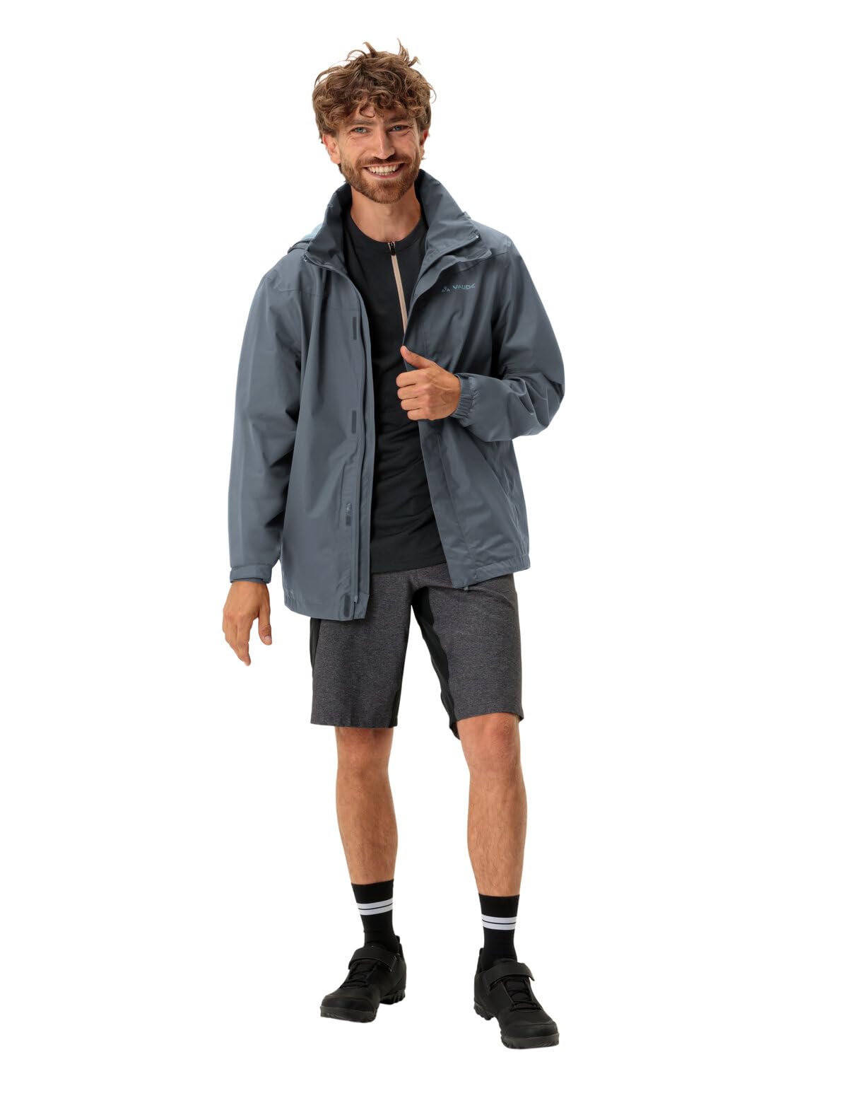 Vaude Escape Bike Light Regenjacke Herren – Fahrradjacke wasserdicht atmungsaktiv winddicht – Bild 6