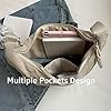 FTEAEYJLH Leichte Umhängetasche Aus Nylon Für Damen – Modische Umhängetasche Mit Mehreren Taschen Für Unterwegs (Gray) #4