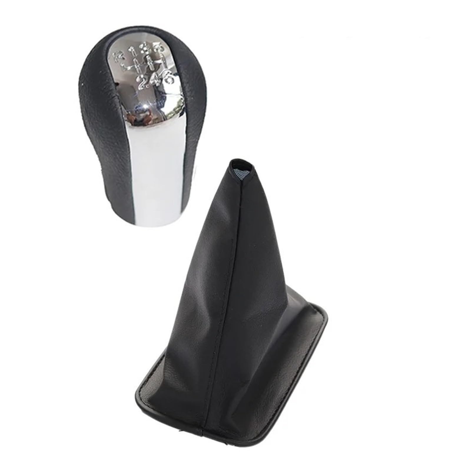 Wylwsha 6 Speed 1 Pair Shift Gear Knob Cover For Toyota For Corolla For Hatchback 2003-2007 5/6 Speed Gear Shift Knob Gearstick Gaiter Boot(6 Speed 1 Pair)