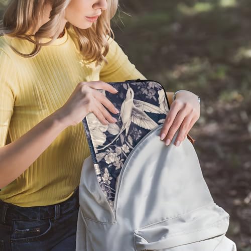 Funda para portátil 13-14 pulgadas impermeable con diseño floral miniatura 6