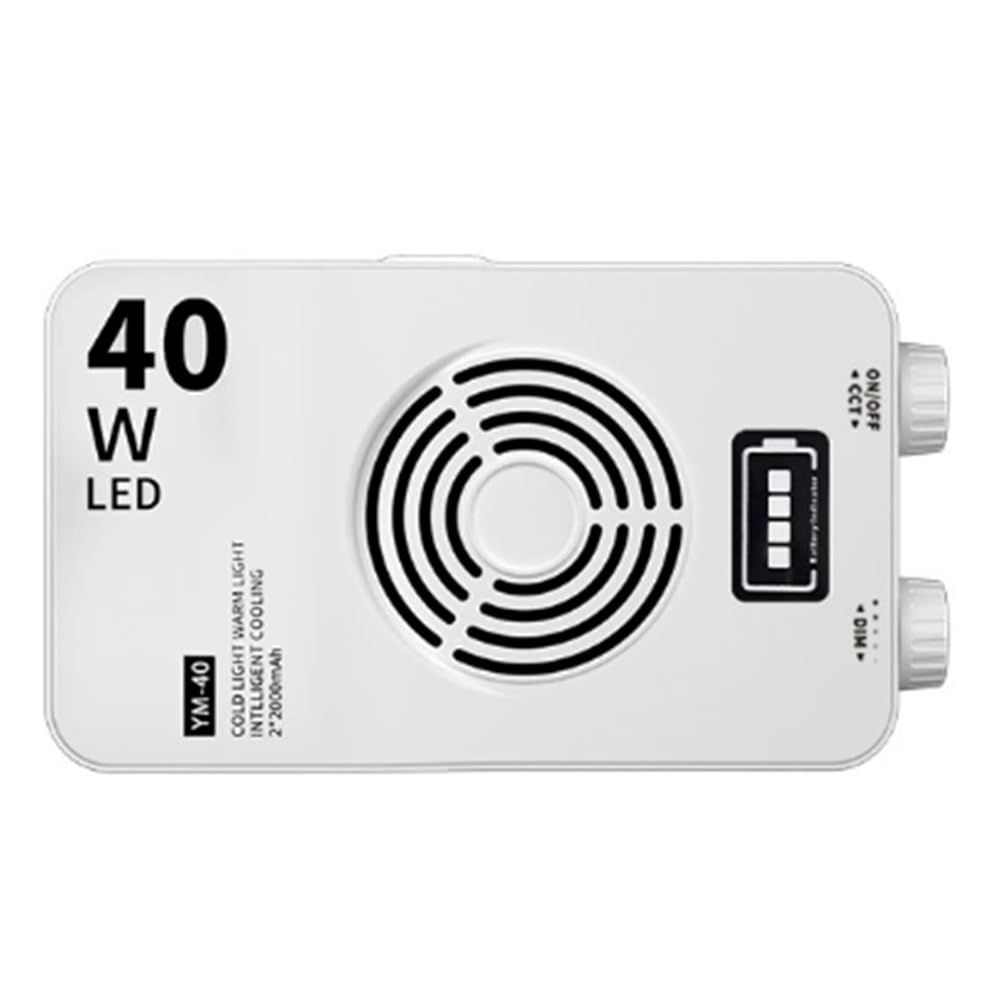 Luz de bolsillo LED de 40W y foco de relleno RGB para fotografía con teléfono móvil 7