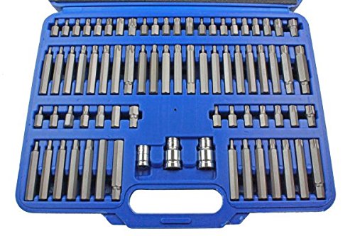 US PRO 75PC Hex, Spline, Torx & Tamper Proof Torx Bit Set 2068