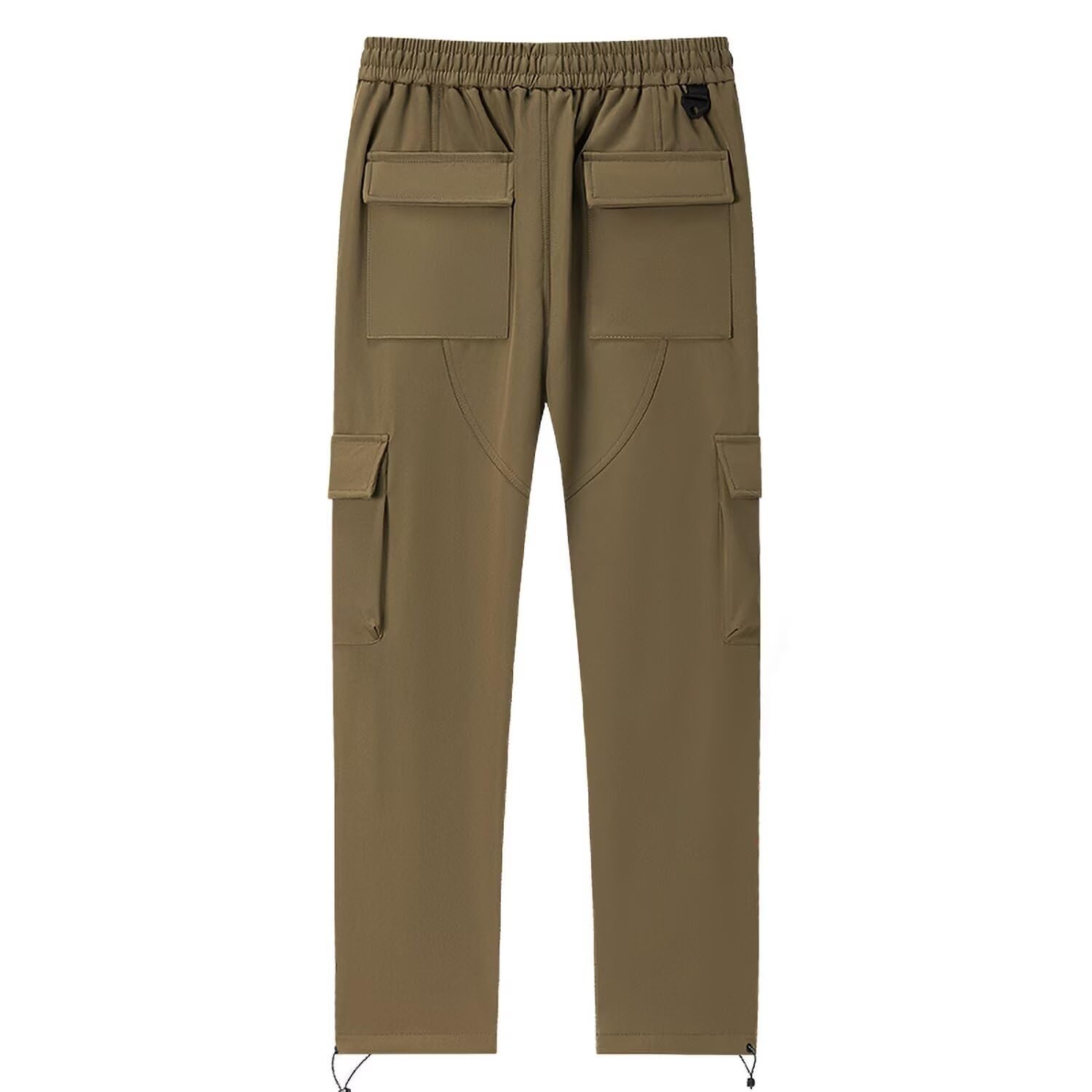 FLYGAGA Herren Wanderhose Softshellhose Fleece Gefüttert Warm Skihose Wasserdicht Winddicht Winterhose Camping Outdoor Regenhose Trekkinghose Fahrrad Elastischer Bund Thermohose 6 Taschen