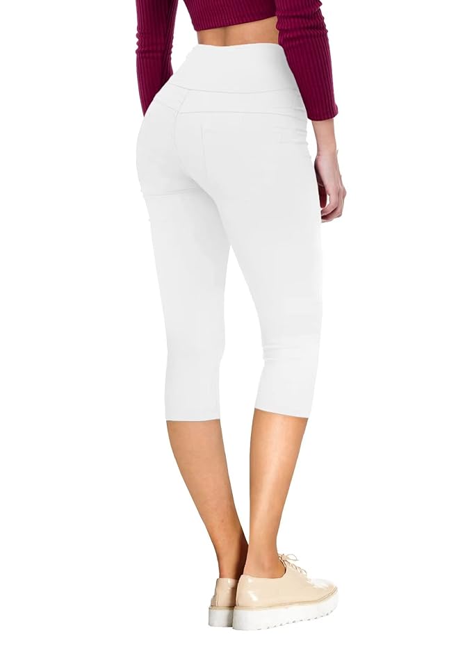 Hybrid and Comapny Womens Perfectly Shaping Hyper Stretch Bermuda Shorts Capri