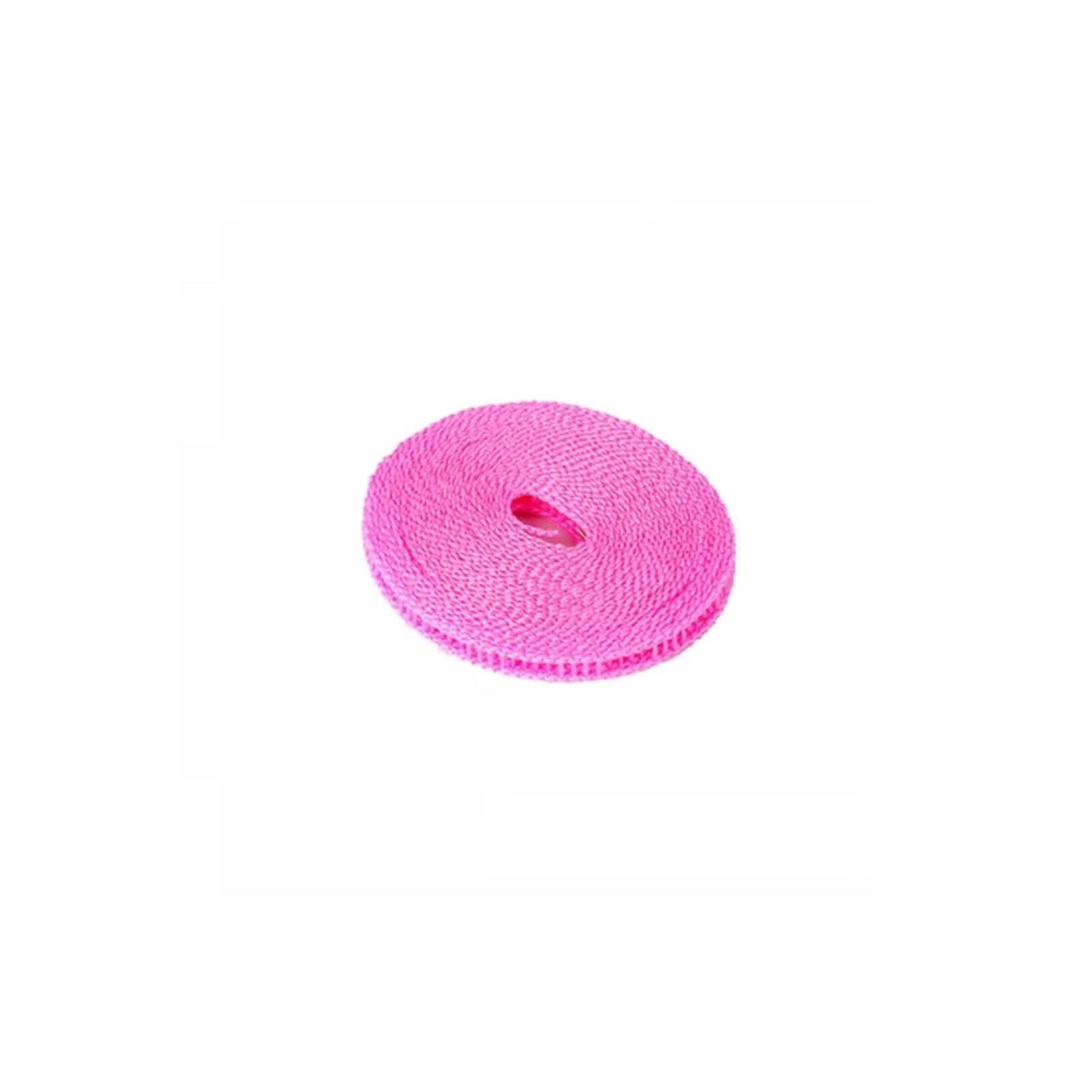 Outdoor Washing Line, PVC Fence Type Outdoor Folding Clothesline Multicolor 5-10M(Pink,5M)