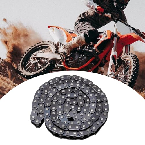 VZU Fahrradkette Nabenschaltung, Pocket Bike Kette, 920 Mm T8F Kettengürtel Mit Buckle Link Innen Und Außen 116 Für 43Cc 47Cc 49Cc Mini Dirt ATV Quad Mini Moto, 116 Glieder Kettenantriebszubehör