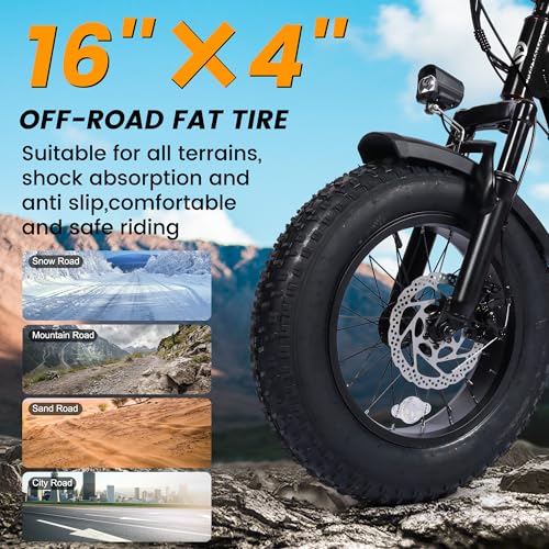 ESKUTE V100 Electric Bike for Adults, Electric Dirt Bike