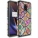 OnePlus 6T Case, Rosebono Slim Hybrid Dual Layer Shockproof Hard Cover Graphic Fashion Cute Colorful Silicone Skin Cover Armor Case for OnePlus 6T (Colorful Mandala)