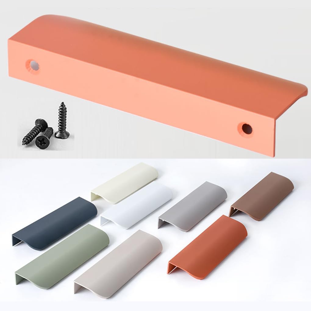 2 stuks meubelgrepen, verborgen kastgrepen, aluminium