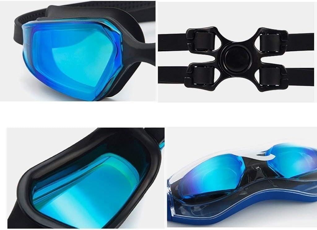 Gafas de natación, Las Mejores Gafas de la Historia, Equipo de natación, Gafas Unisex, Gafas for Todas Las Edades(B)