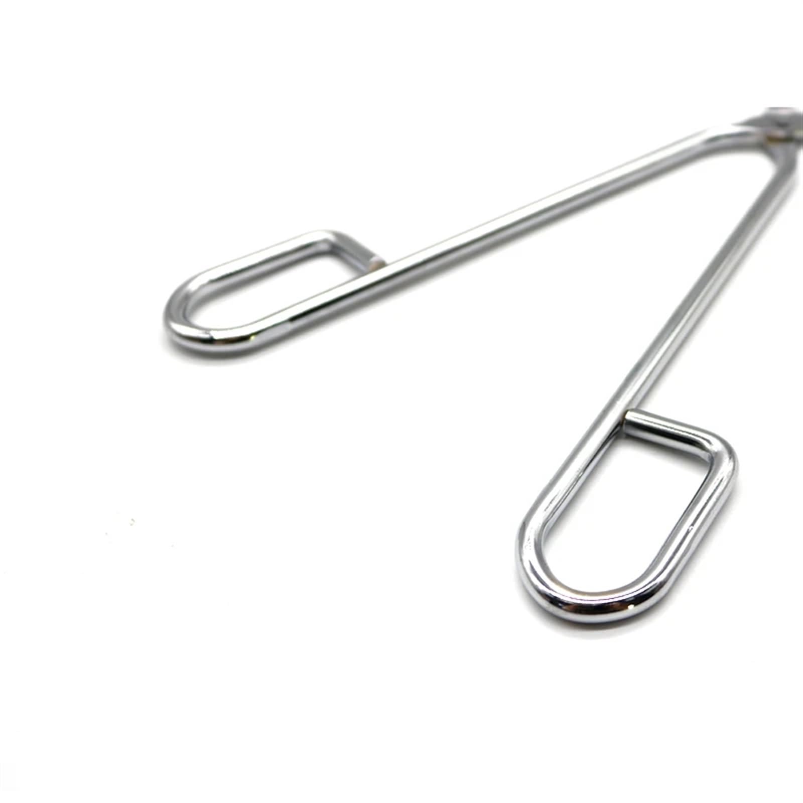 Pinzas para fogatas, Pinzas para leña, Abrazadera de Acero Inoxidable para crisol (60 cm) ()