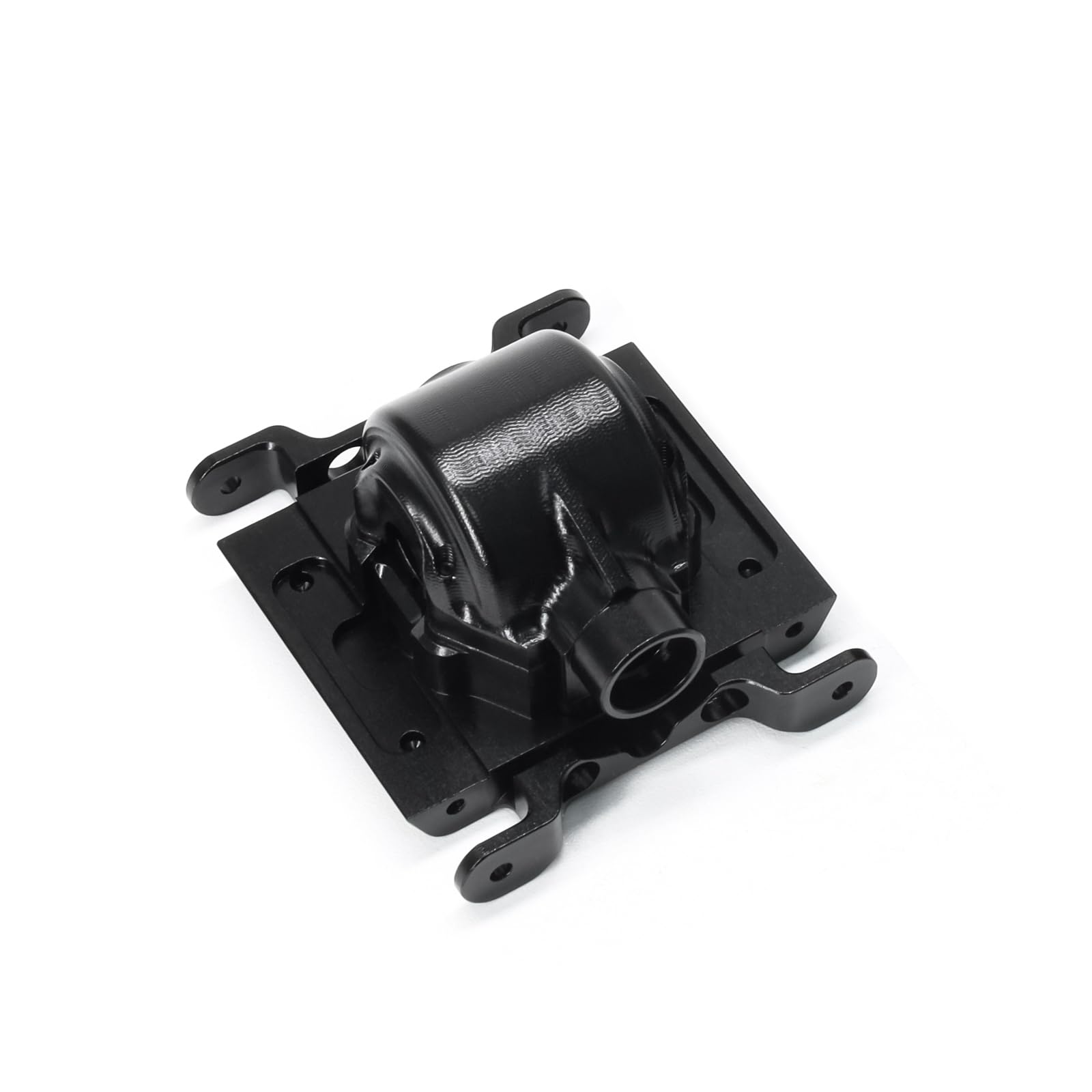 TREAL Aluminum 7075 Center Differential w/Cover Gear Box Housing for Losi 1/18 Mini LMT(Black)