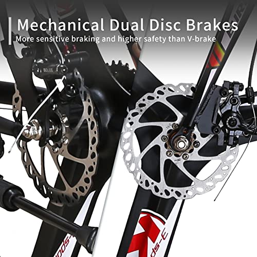 EUROBIKE Road Bike,21 Speed Bicycle with Disc Brake,700C Wheels Road Bikes for Men or Women,49cm/54cm Frame for Adult Cycling Bicycle