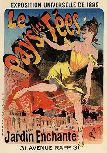 Affiche de Jules Chéret sur Toile Cadeau Idéal d'Inauguration de Maison