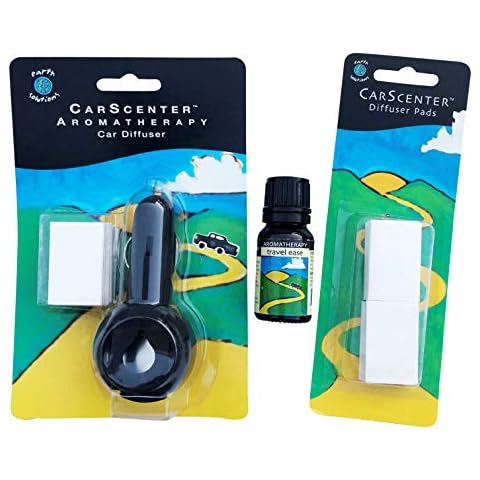 Earth Solutions Car Aromatherapy Diffuser with Nausea Relief - Essential Oil Aromatherapy Kit. 10ml Cover