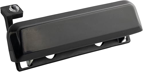 Miniatura 600 de TRQ Manija de puerta exterior texturizada LH del conductor trasero para Chevy GMC Pickup Truck SUV