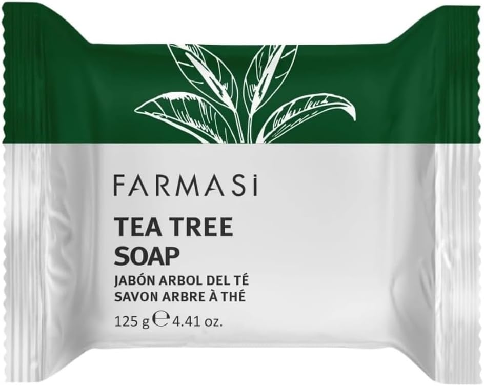 Tea Tree Soap, Blemish Prone and Oily Skin Cleansing Bar for Face and Body, Clarifying Daily Cleanse, 4.41 oz