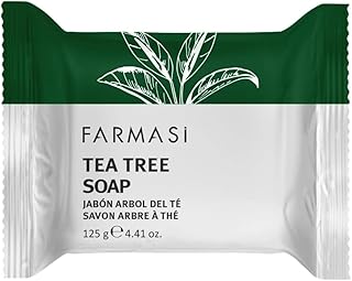 FARMASi Jabón de árbol de té, barra limpiador...