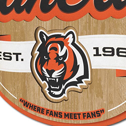 Image of YouTheFan NFL Cincinnati Bengals FanCave Wall Art