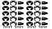 Kenlin Lot of 10 Sets of Improved Commercial Style Kenlin Rite-Trak II Model #168(Drawer Stop with Roller)