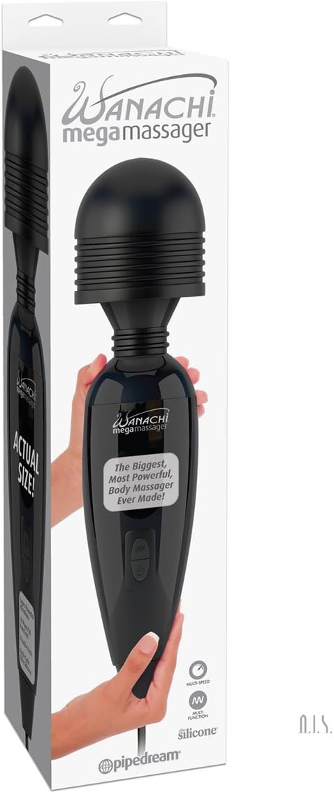 Wanachi Mega Wand 10 Function massager purple (black)
