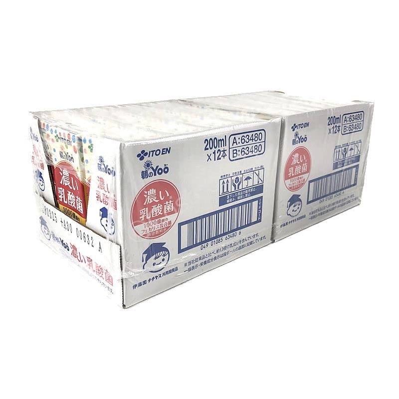 Amazon.co.jp: 伊藤園 朝のYoo 濃い乳酸菌 200ml×24本 : 食品・飲料・お酒