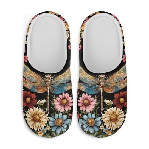 Fuzzy Slippers for Women Cozy Plush Fluffy House Shoes Soft Sole Home Winter Slipper for Ladies