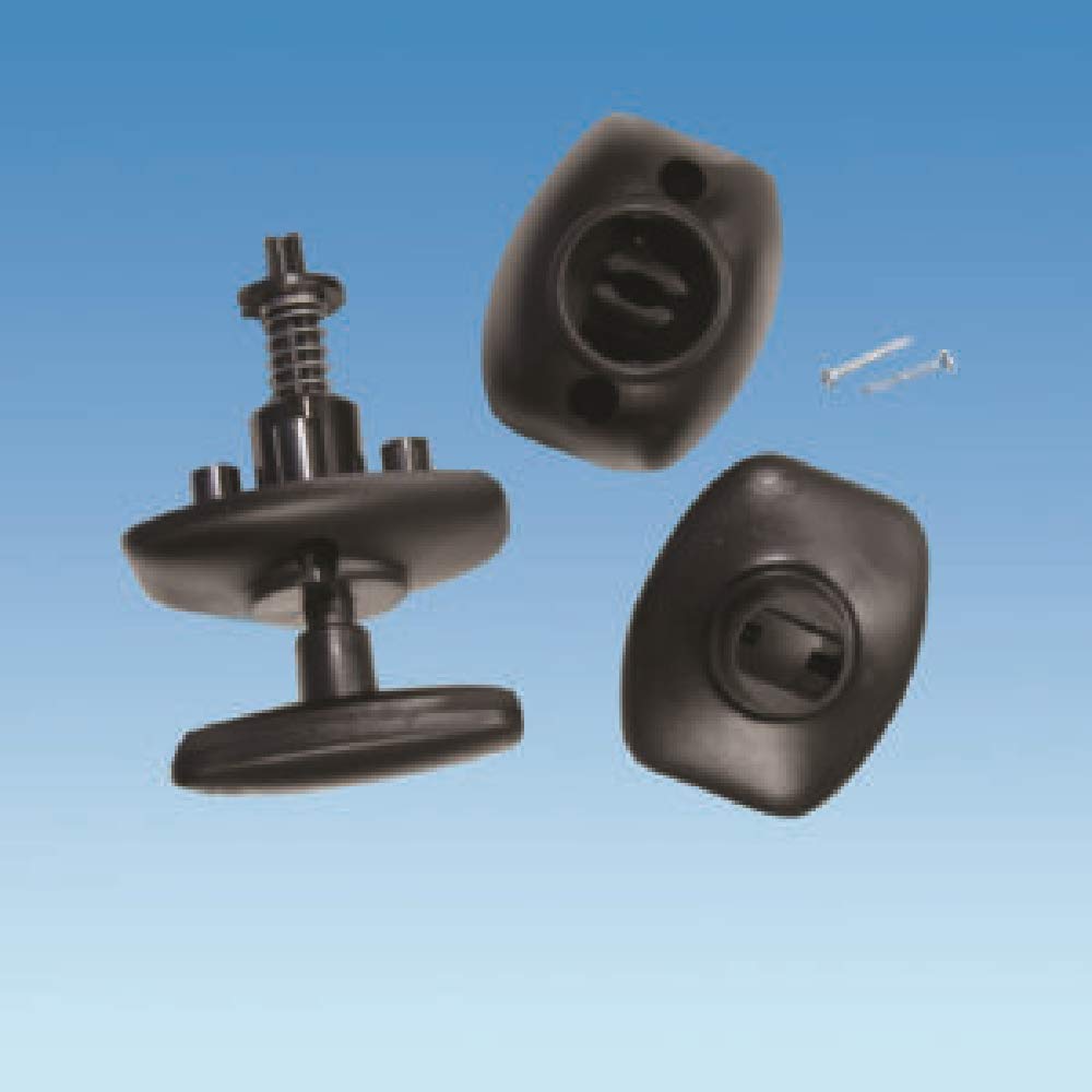 Coverandcarry Black Quick Release Door Retainer In For The Caravan And Motorhome