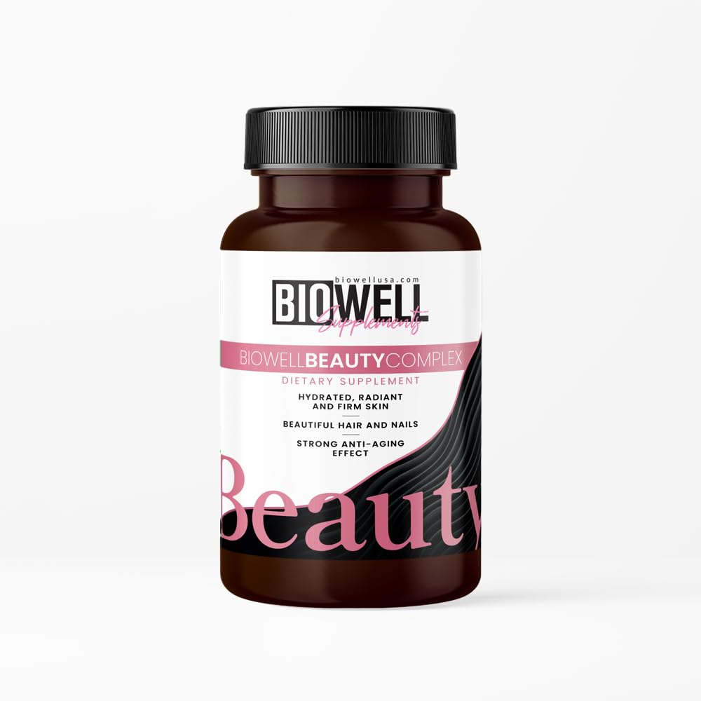 BioWell LabsBeauty Complex - Nourish, Rejuvenate, and Strengthen Skin, Hair & Nails with Hydrating Compound and Keratin Boost - Made in Europe